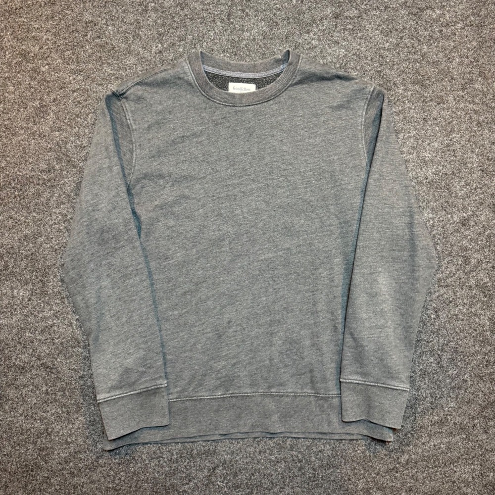 Goodfellow & Co Mens Large Gray Crewneck Sweatshirt Fleece Pullover L